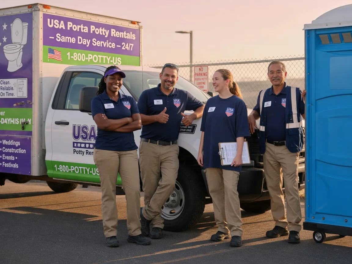Porta Potty Rental company in The Rock, GA